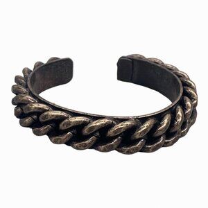 1937 Brand Brass Color Chain Cuff